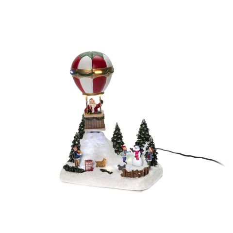 Konstsmide Figura Decorativa Con Luces LED De Colores - Temporizador 6h, Funciona Con Pilas, Perfecta Para Interior Y Navidad
